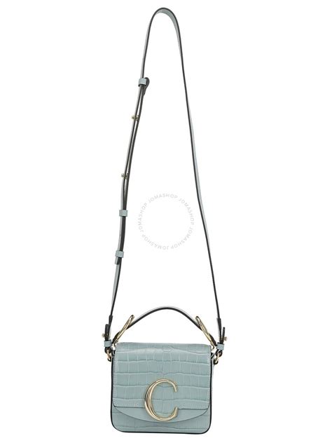 chloe faded blue|Faded Blue Mini Bag .